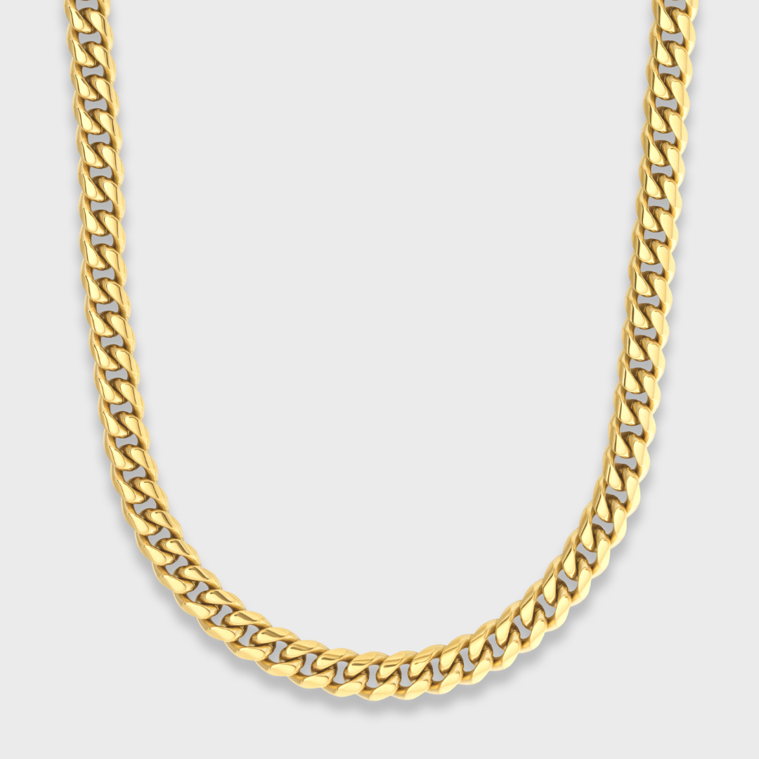 5mm Gold Cuban Link Chain for Men
