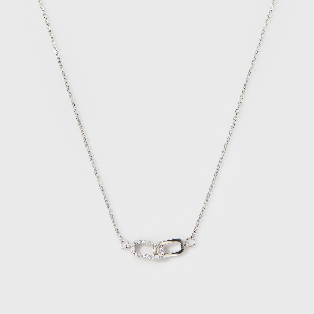 Silver Eternal Chain Necklace
