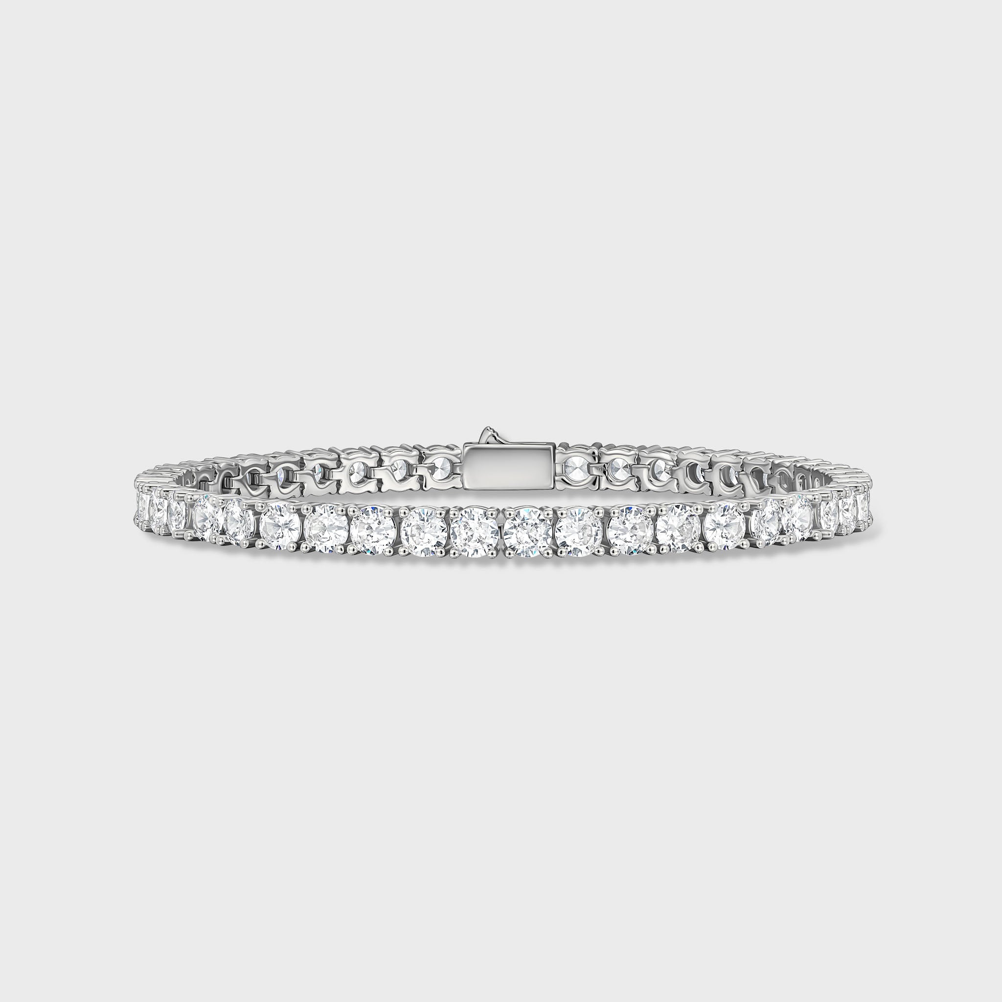 Silver 5mm Tennis Bracelet for Women
