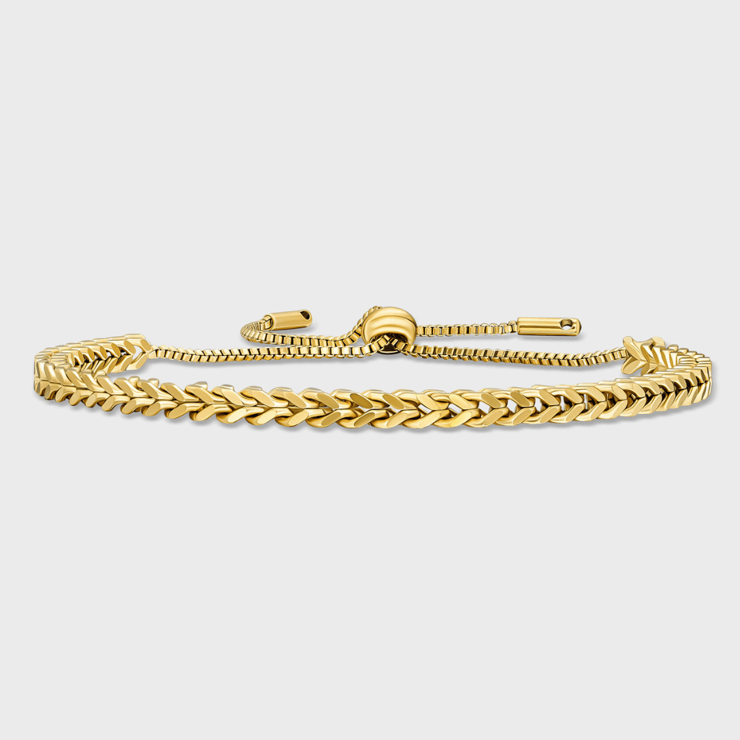 Elegant Gold Franco Chain Bracelet