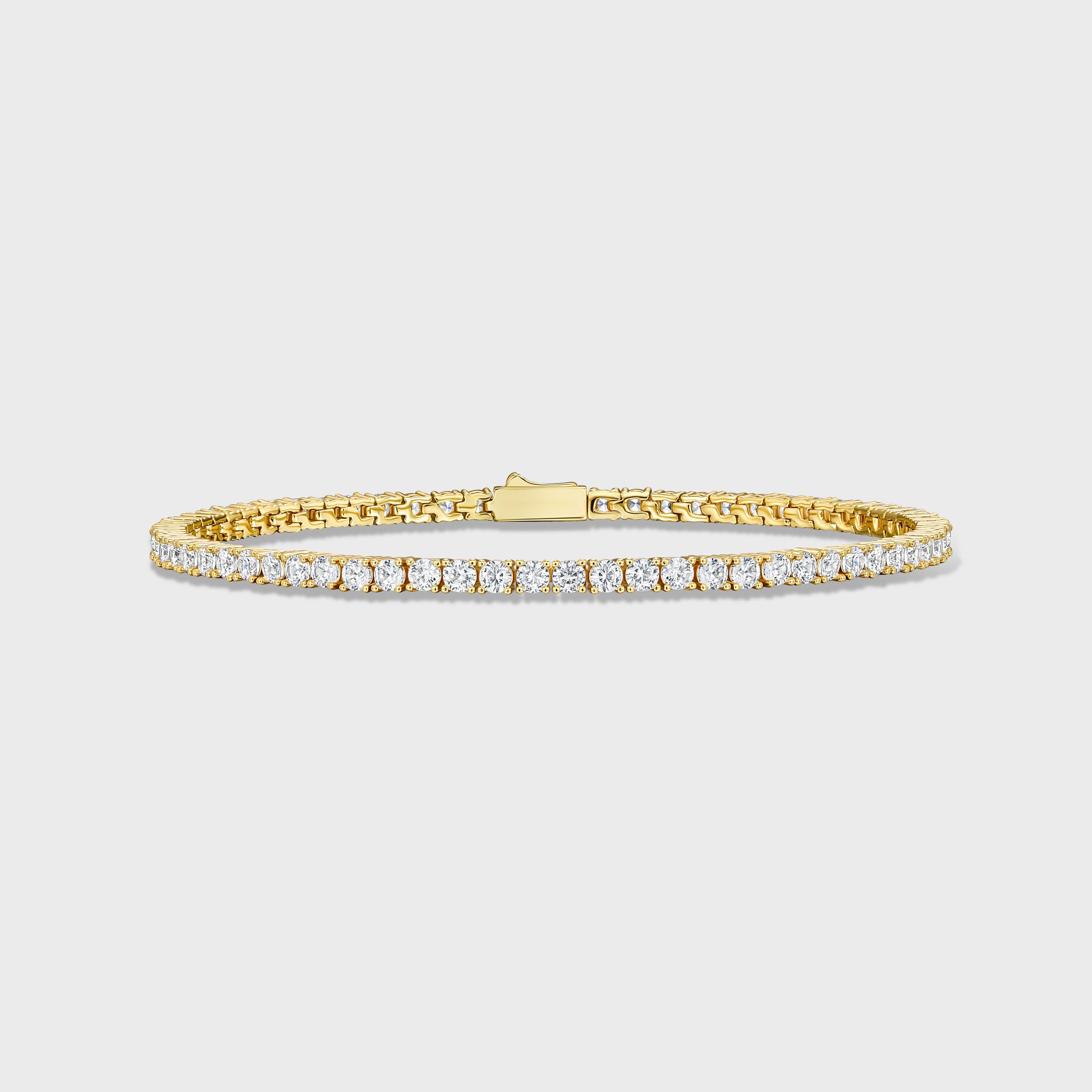 3mm Gold Tennis Bracelet – Elegant Jewelry