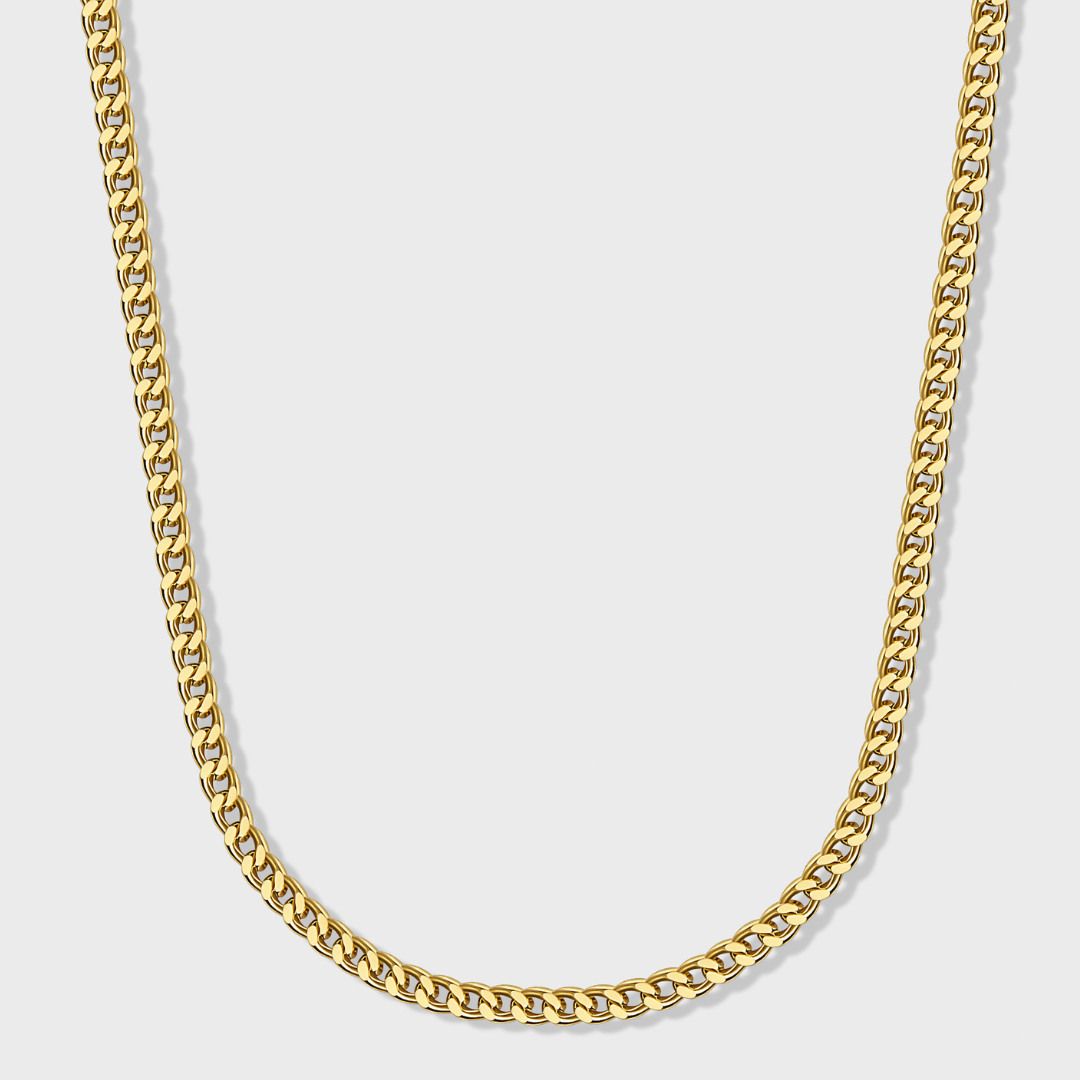 3mm Franco Gold Chain for Men & Women