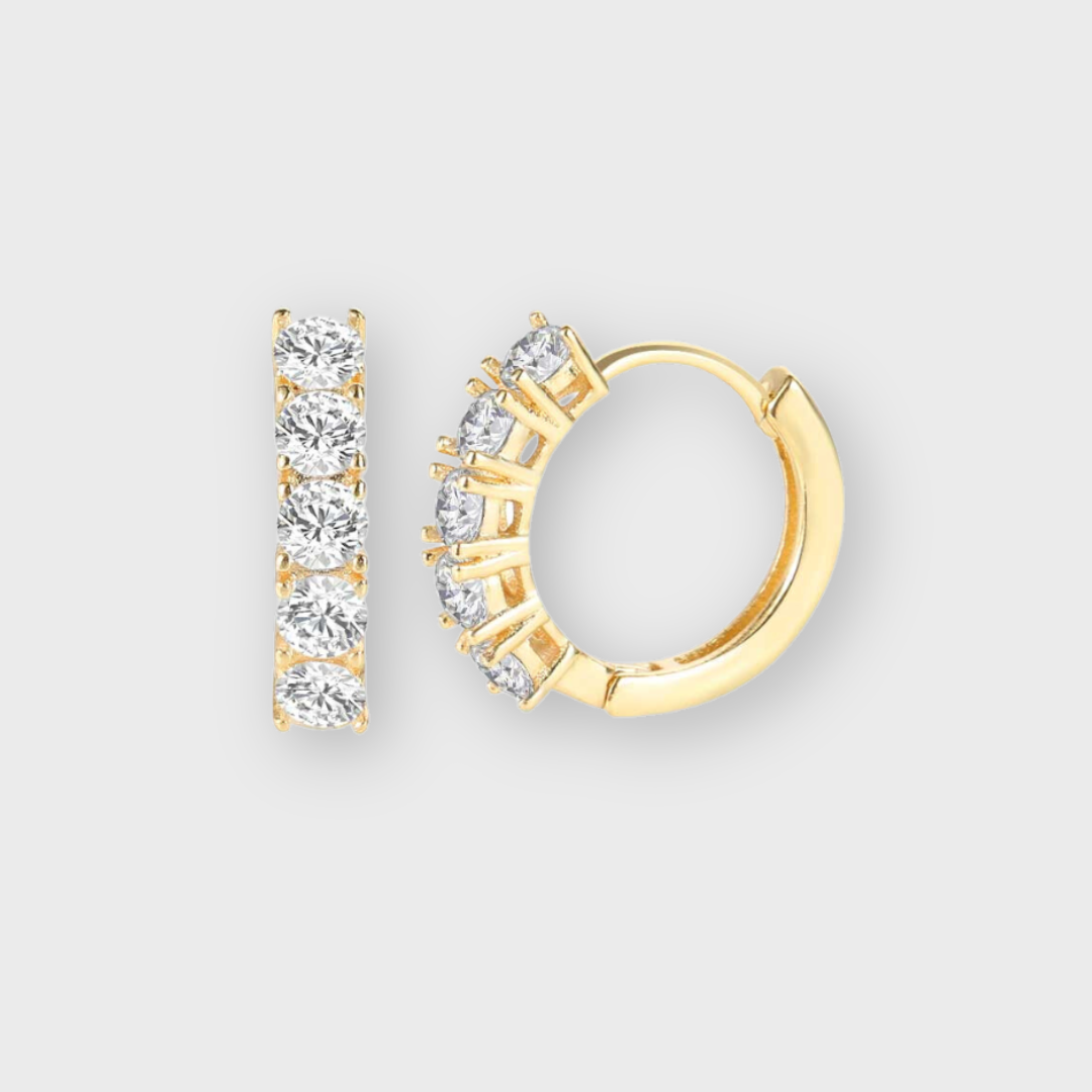 Gold Eternal Earrings – Timeless Elegance