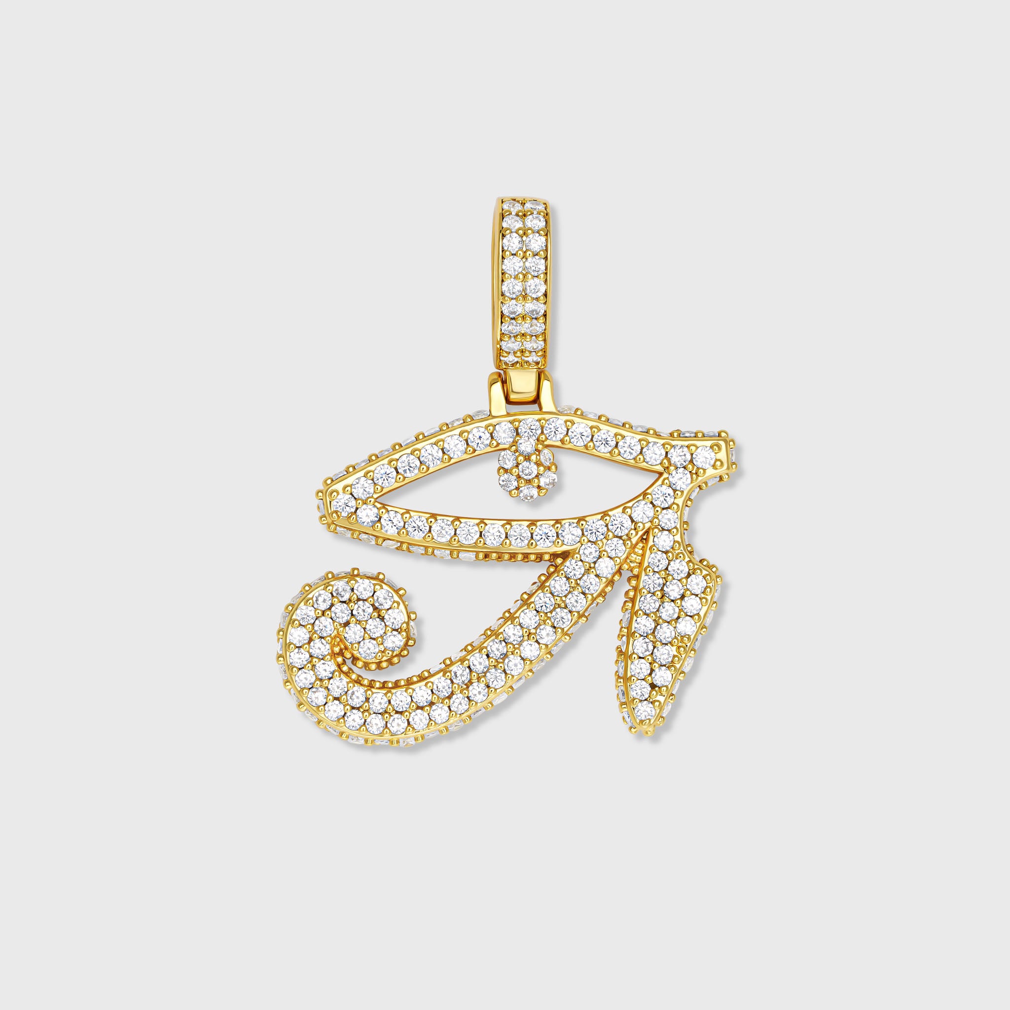 Gold Eye of Horus Necklace Pendant