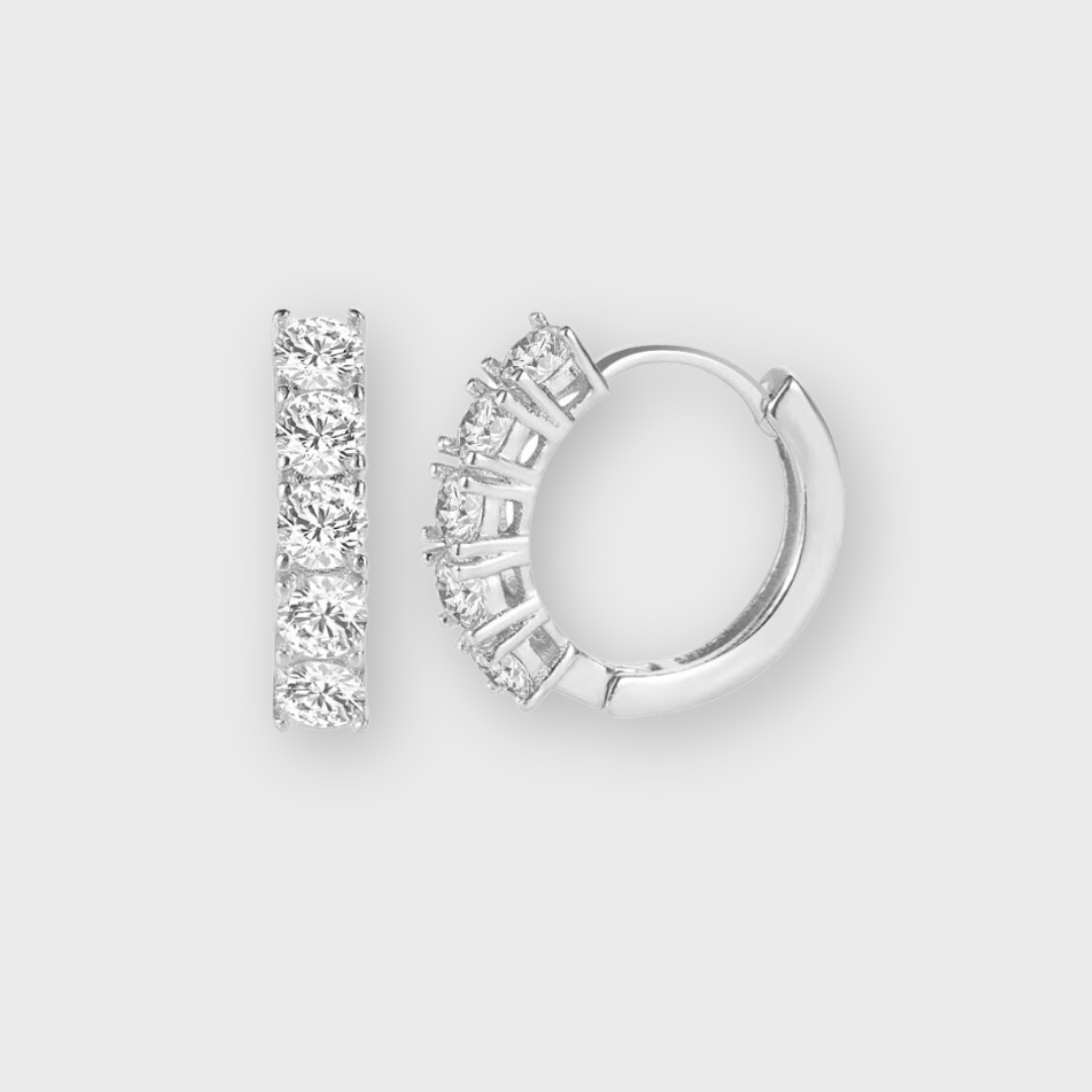 Silver Eternal Earrings – Timeless Elegance
